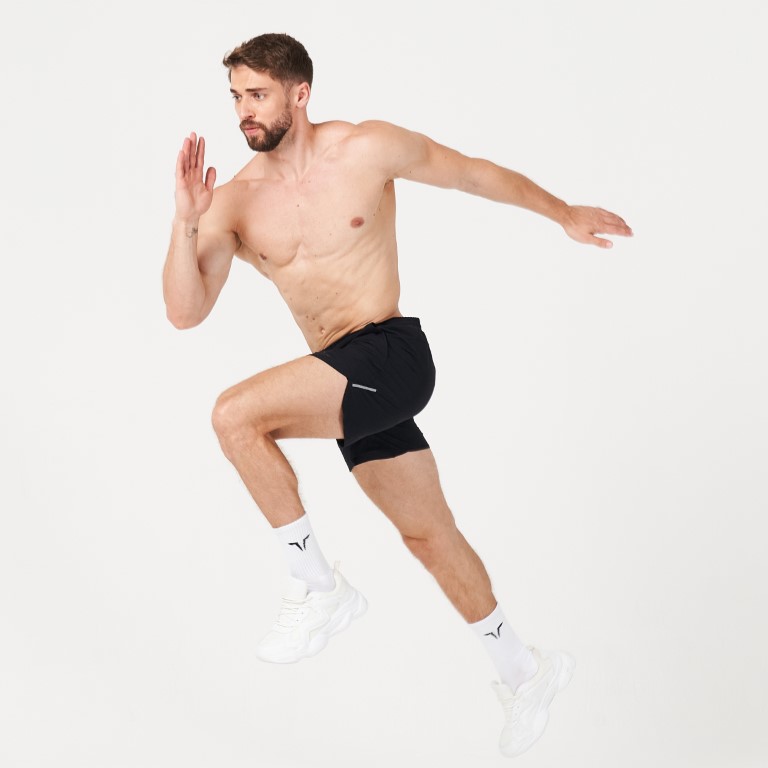 b360° TDry™ Tech 2-in-1 Shorts - Black
